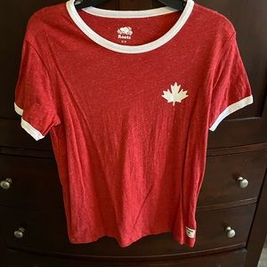 Roots 🇨🇦 Canada Ringer Tee, size S